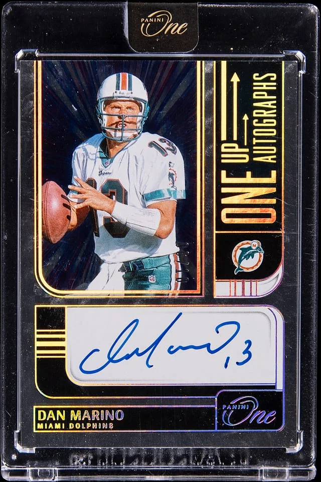 2024 Panini Dan Marino One One Up Autographs #204 card image