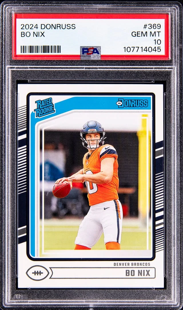 2024 Panini Donruss Bo Nix #369 card image