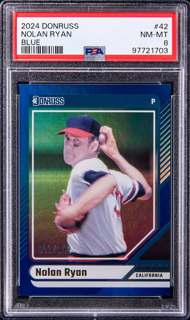 2024 Panini Donruss Nolan Ryan Blue #42 card image