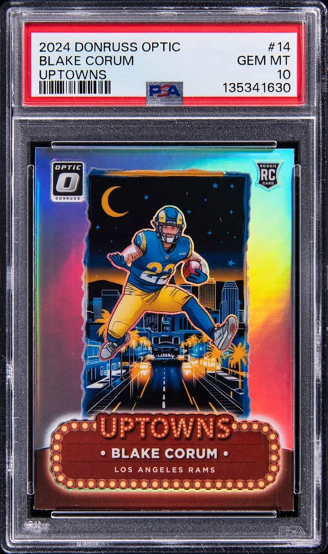 2024 Panini Donruss Optic Blake Corum Uptowns #14 card image