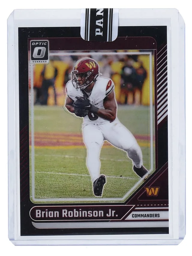 2024 Panini Donruss Optic Brian Robinson Jr. - Panini Sealed Black #195 card image