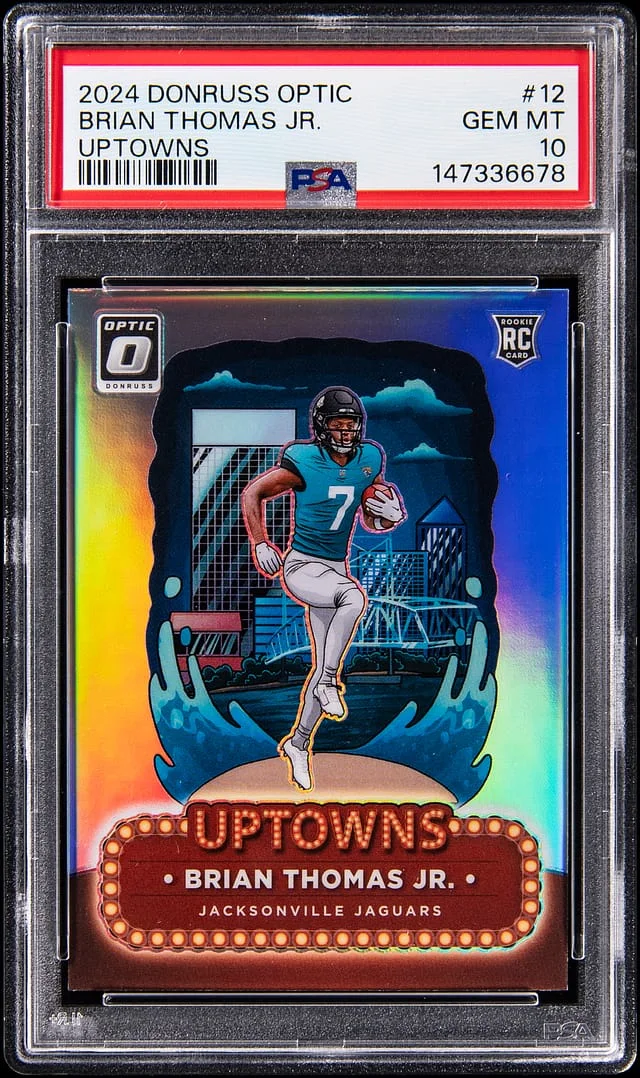 2024 Panini Donruss Optic Brian Thomas Jr. Uptowns #12 card image