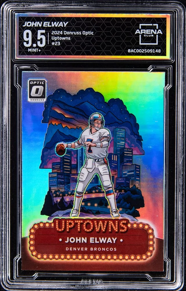 2024 Panini Donruss Optic John Elway - Arena Club MINT+ 9.5 Uptowns #23 card image
