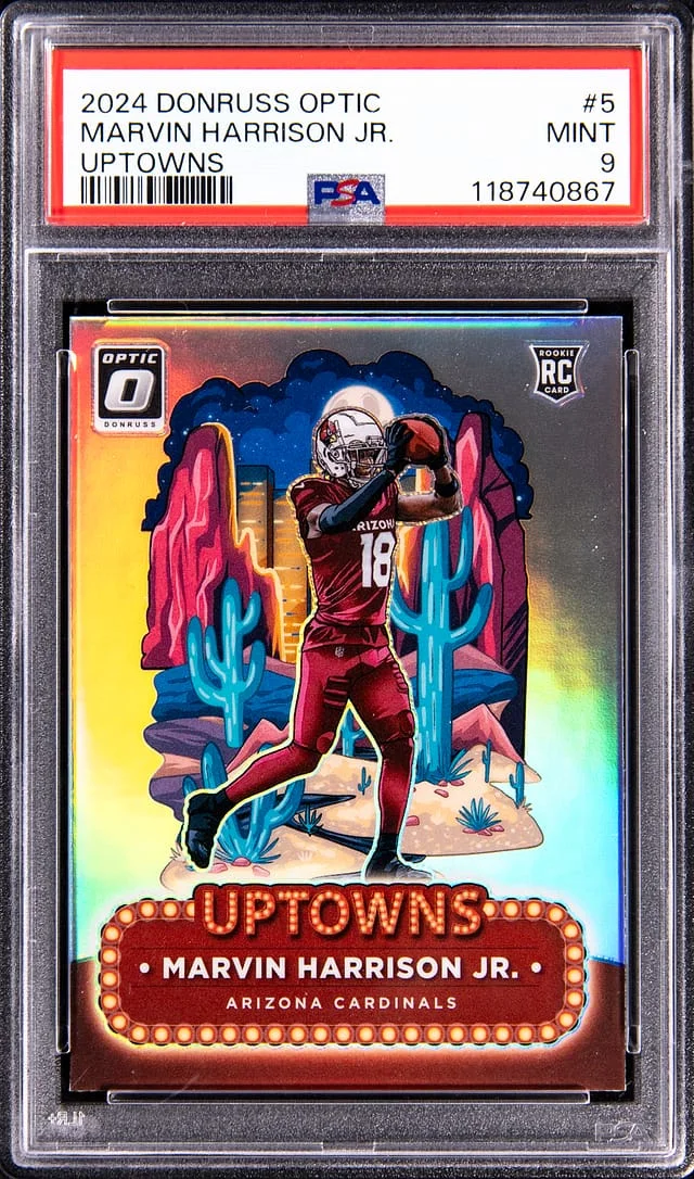 2024 Panini Donruss Optic Marvin Harrison Jr. Uptowns #5 card image
