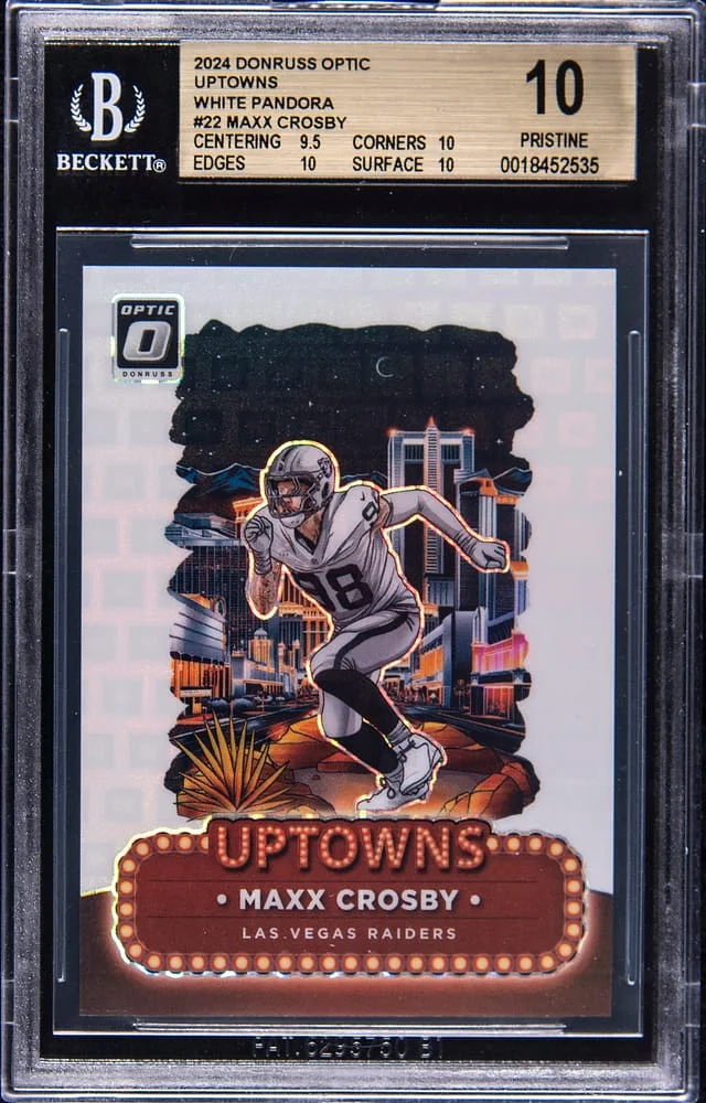 2024 Panini Donruss Optic Maxx Crosby Uptowns White Pandora #22 card image