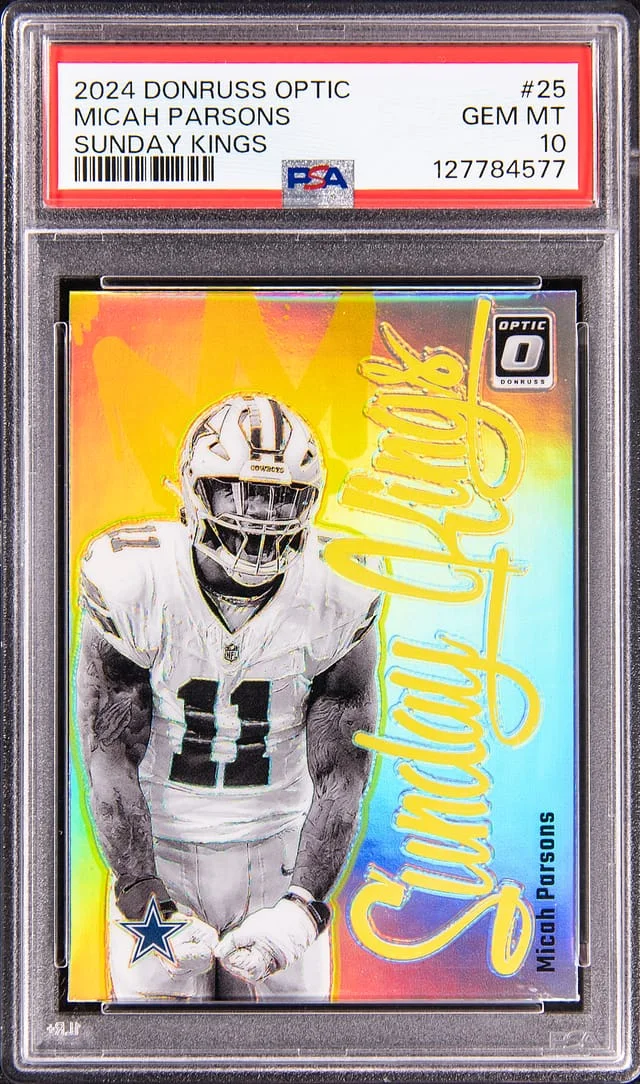 2024 Panini Donruss Optic Micah Parsons Sunday Kings #25 card image