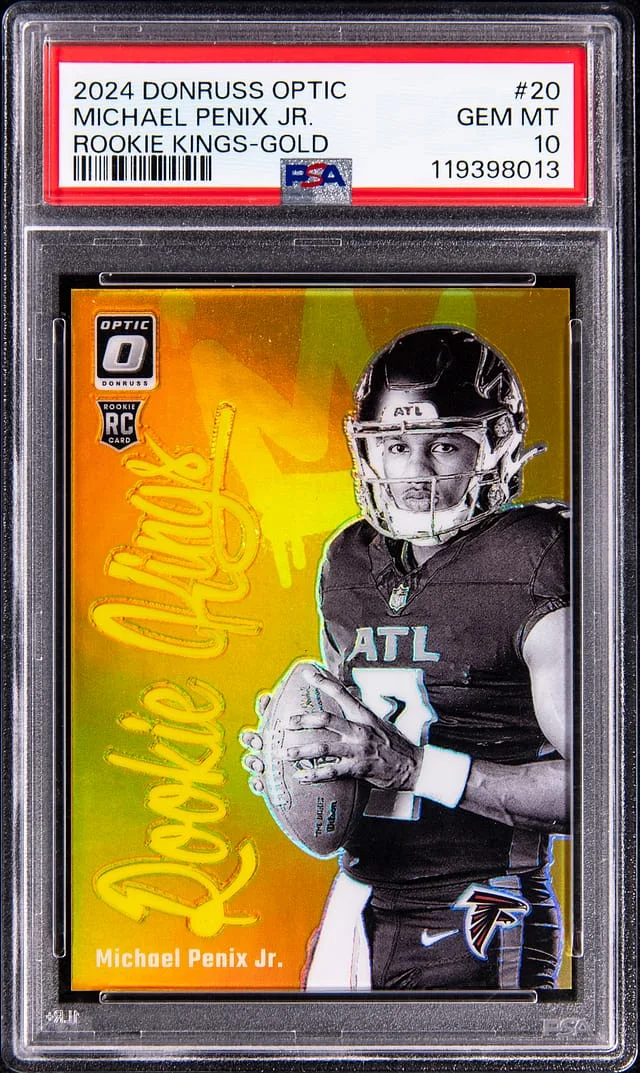 2024 Panini Donruss Optic Michael Penix Jr. Kings Gold #20 card image