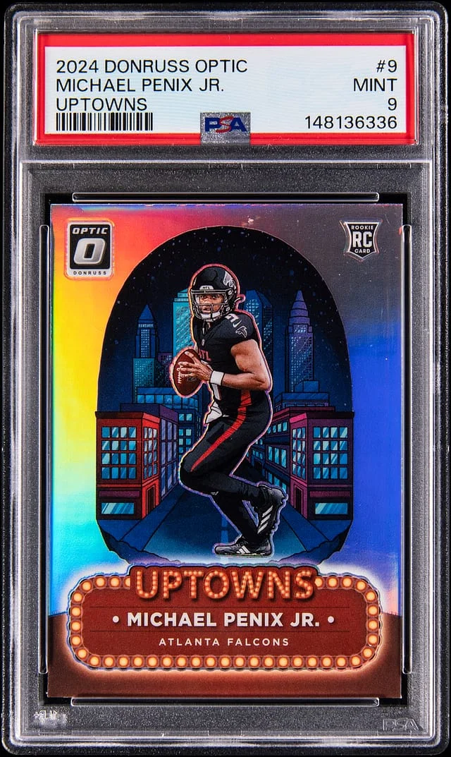 2024 Panini Donruss Optic Michael Penix Jr. Uptowns #9 card image