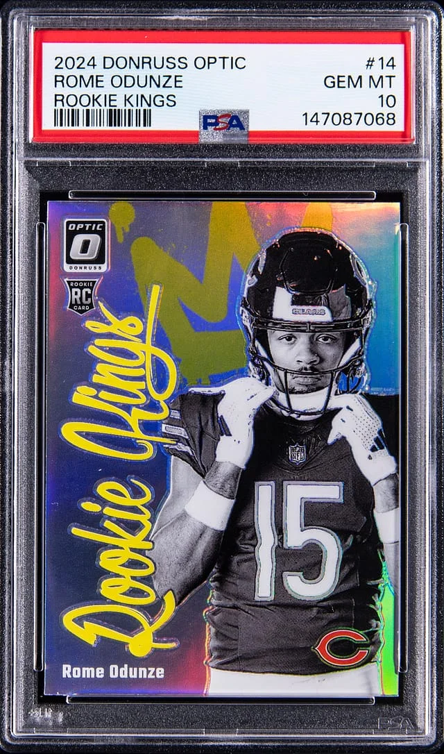 2024 Panini Donruss Optic Rome Odunze Kings #14 card image
