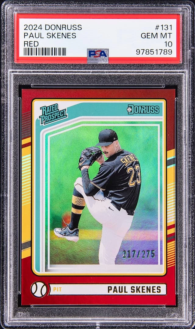 2024 Panini Donruss Paul Skenes Red #131 card image