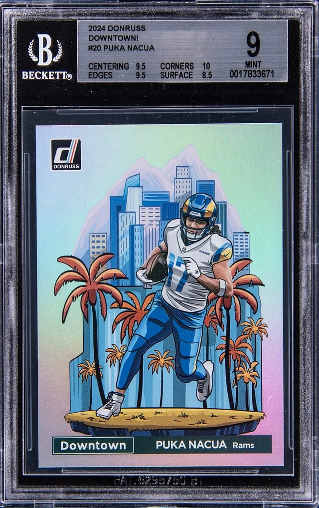 2024 Panini Donruss Puka Nacua Downtown! #20 card image