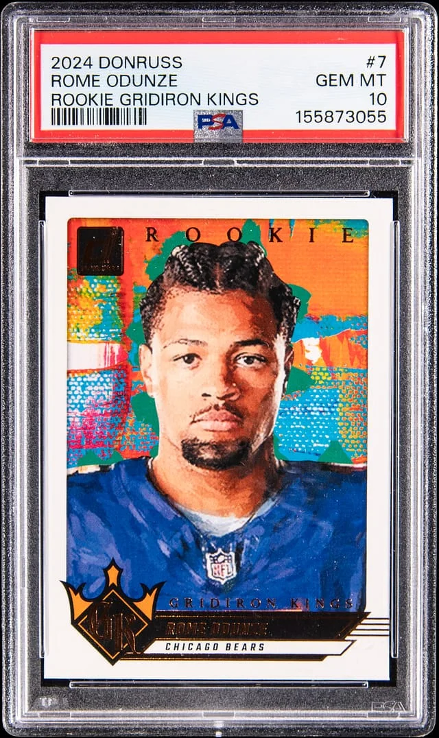 2024 Panini Donruss Rome Odunze Gridiron Kings #7 card image