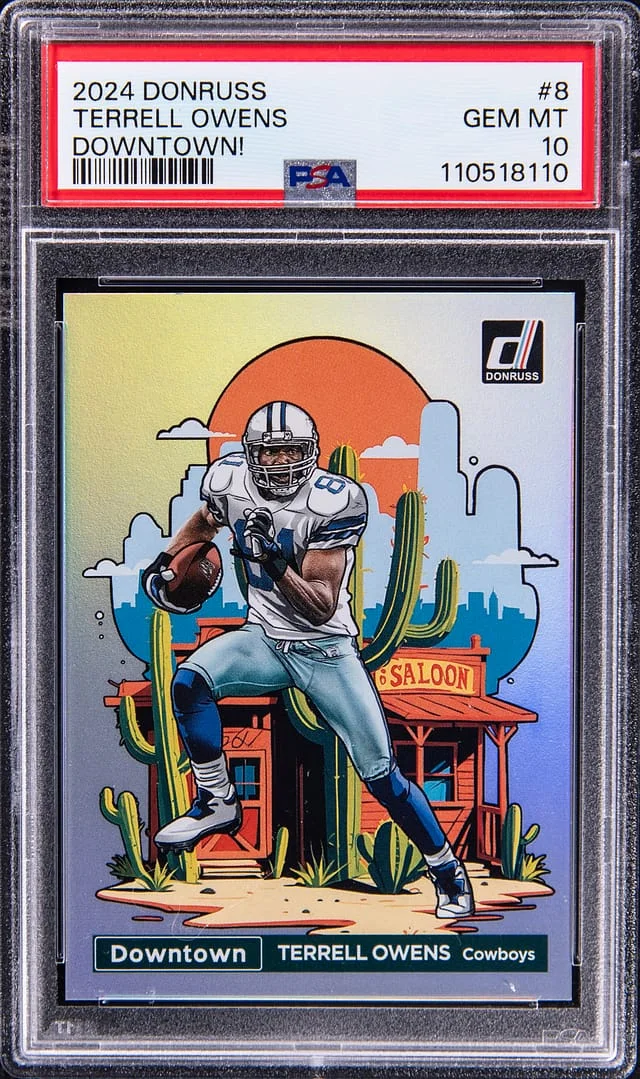 2024 Panini Donruss Terrell Owens Downtown! #8 card image