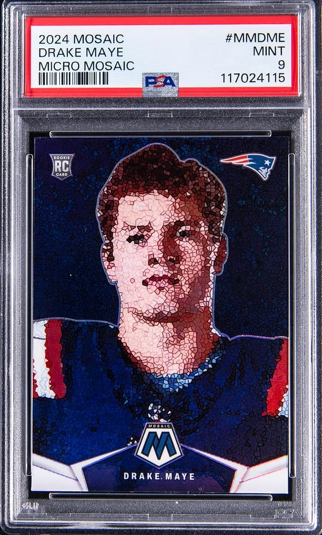 2024 Panini Drake Maye Mosiac Micro Mosaic #MM-DME card image