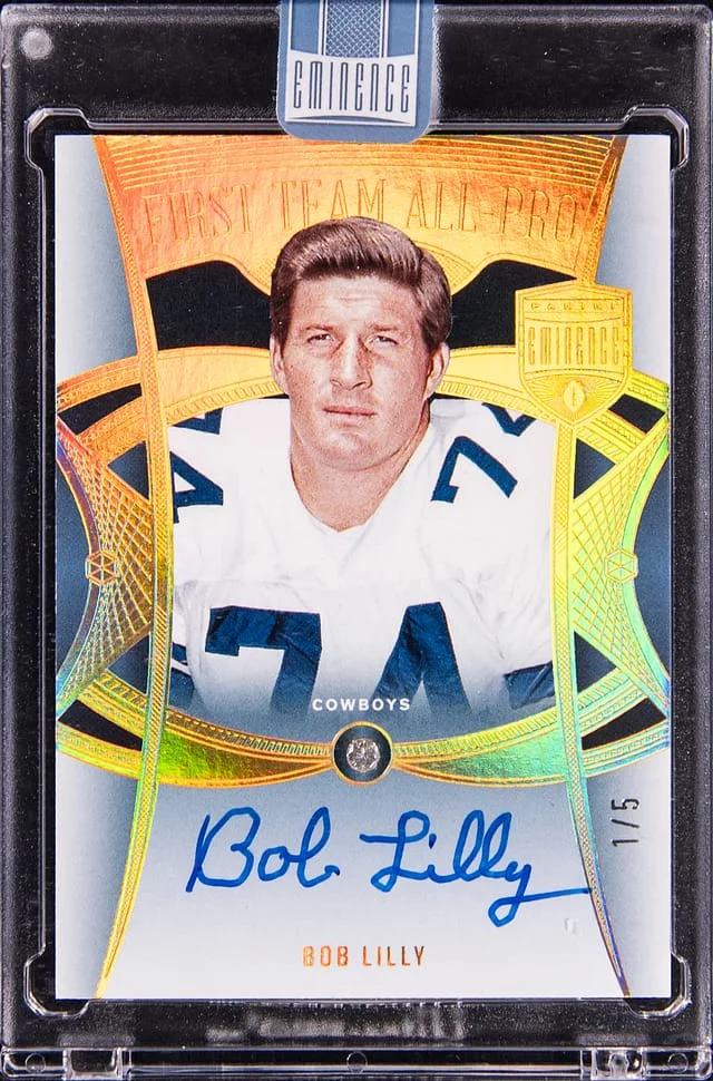 2024 Panini Eminence Bob Lilly First Team All-Pro Diamond Signatures #FAP-BLV card image