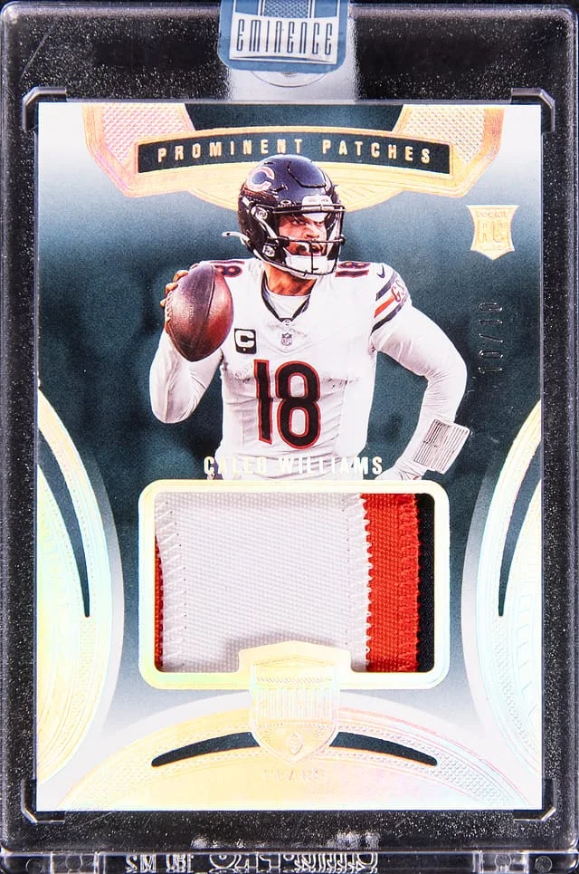 2024 Panini Eminence Caleb Williams Patch - Panini Encased Prominent Patches #PP-CWS card image