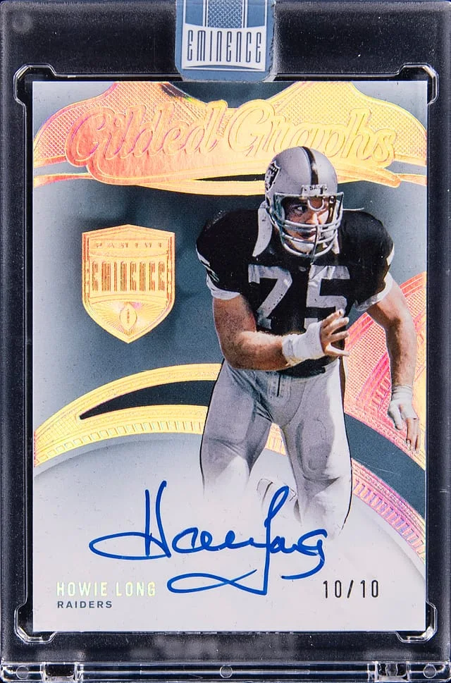 2024 Panini Eminence Howie Long Gilded Graphs #GG-HLG card image
