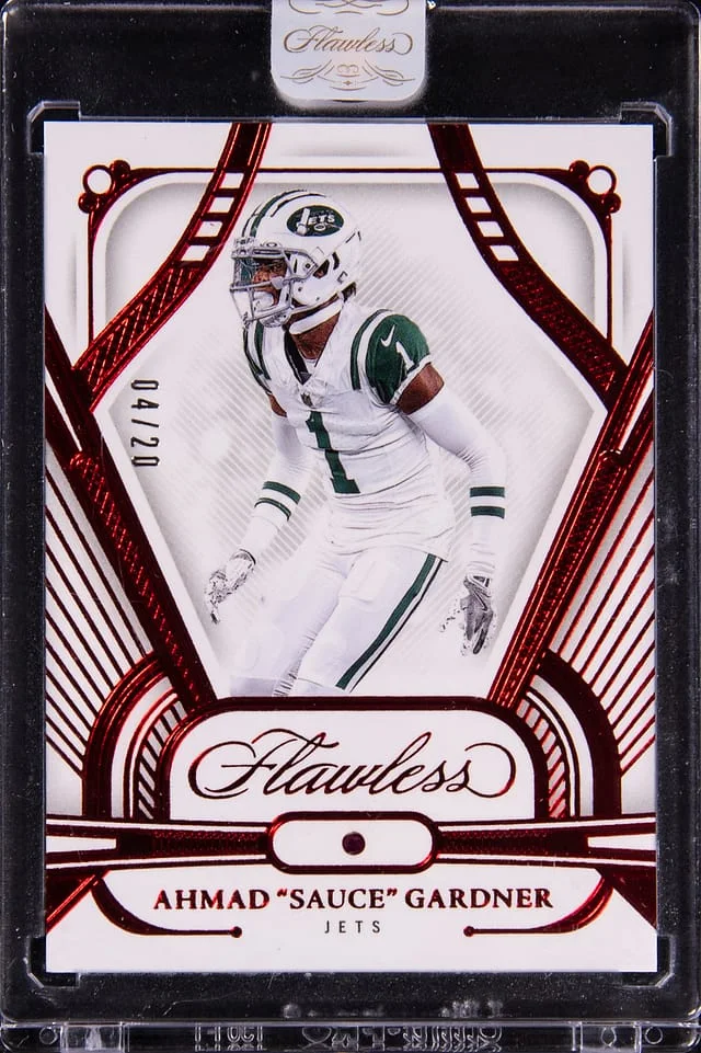 2024 Panini Flawless Ahmad Sauce Gardner - Panini Encased Ruby #53 card image
