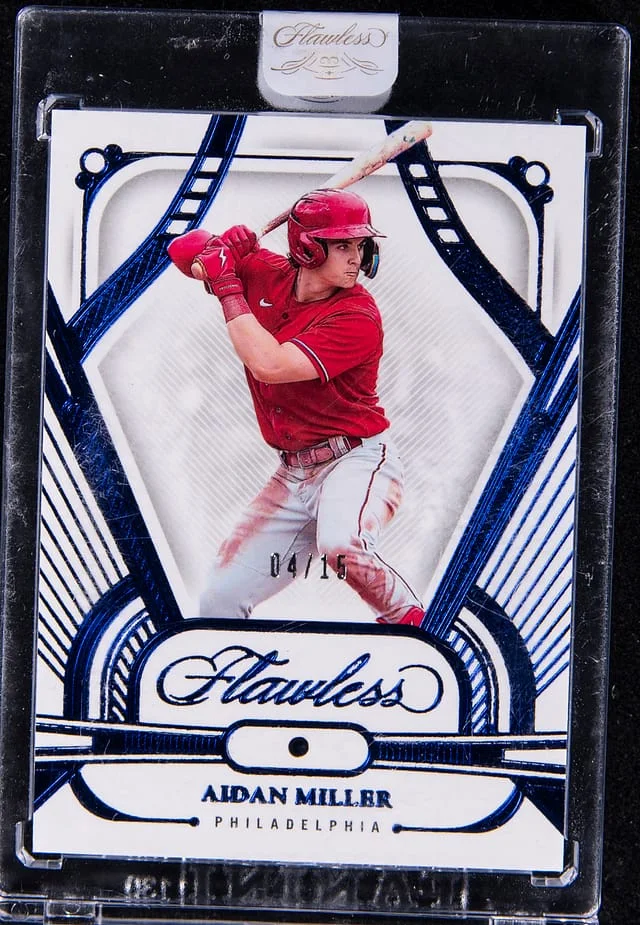 2024 Panini Flawless Aidan Miller Relic - Panini Encased Sapphire #17 card image