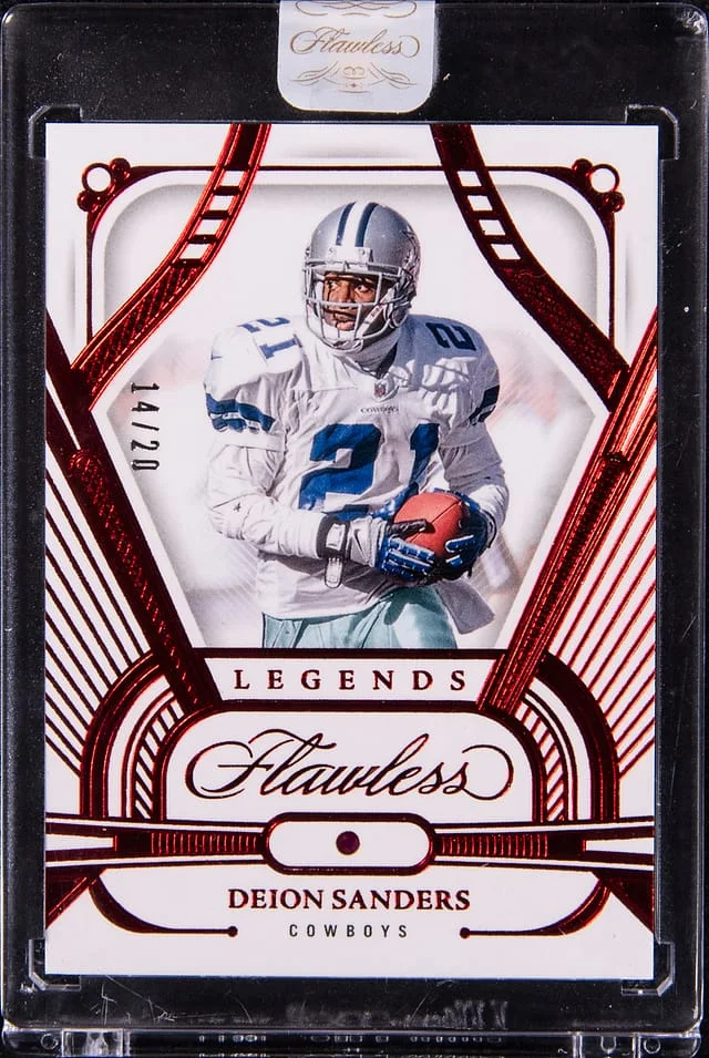 2024 Panini Flawless Deion Sanders Ruby #79 card image