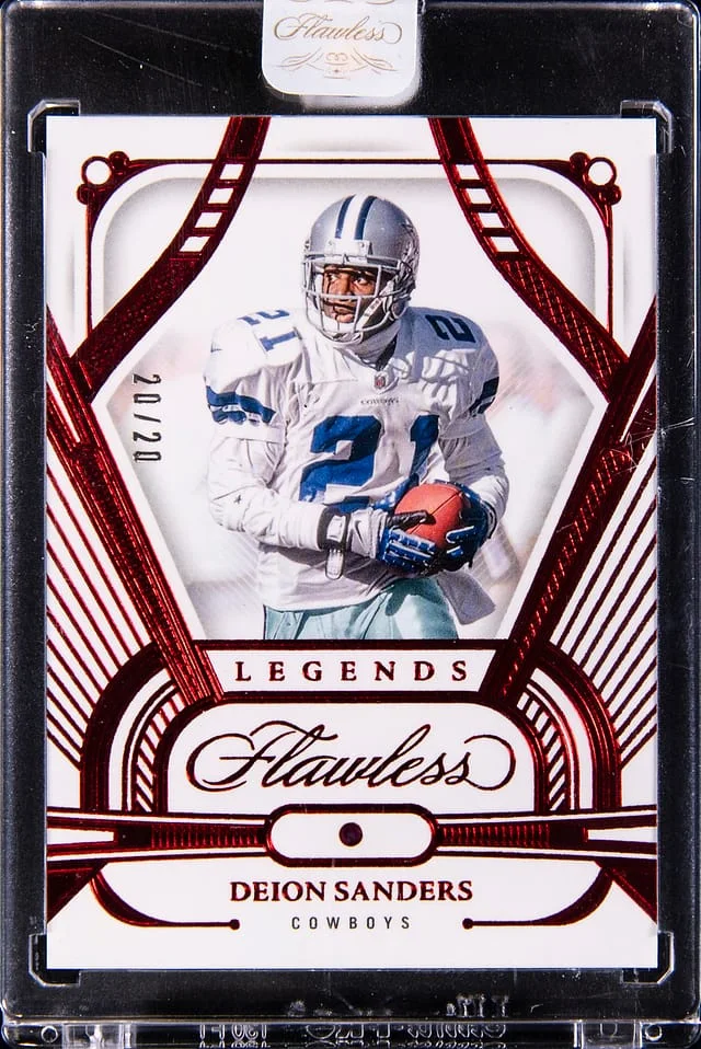 2024 Panini Flawless Deon Sanders Legends Ruby #79 card image