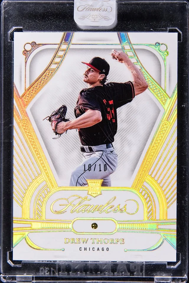 2024 Panini Flawless Drew Thorpe Relic - Panini Encased Diamond #22 card image