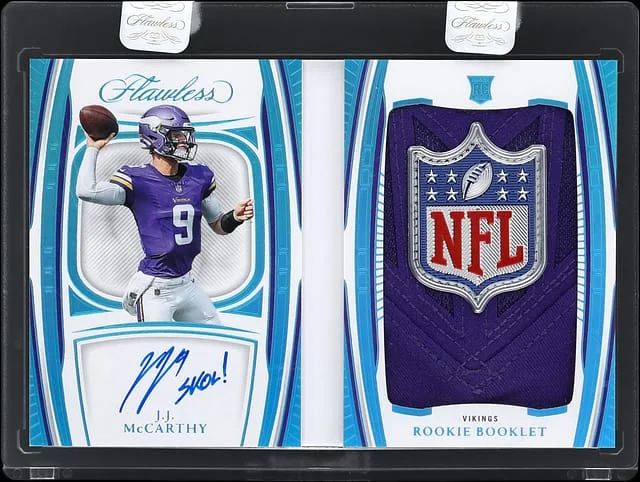 2024 Panini Flawless J.J. McCarthy Booklets #RB-JJM card image