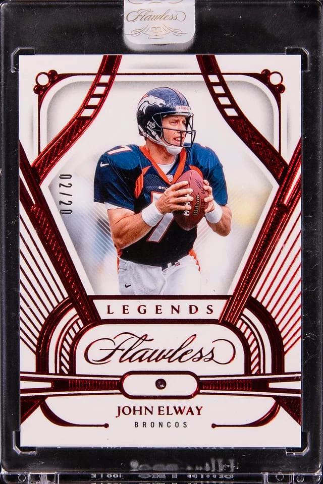 2024 Panini Flawless John Elway Legends Ruby #95 card image