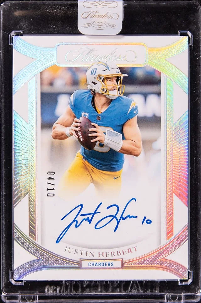 2024 Panini Flawless Justin Herbert Flawless Flyers #FFS-JHT card image