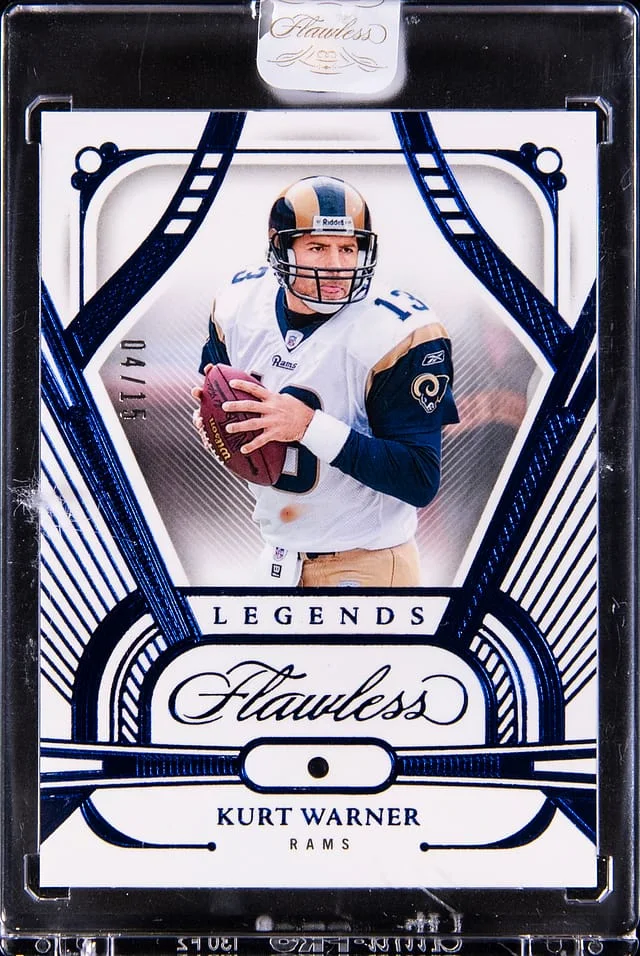 2024 Panini Flawless Kurt Warner Legends Sapphire #93 card image