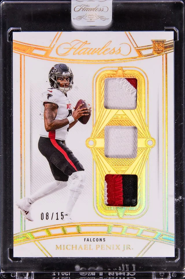 2024 Panini Flawless Michael Penix Jr. Materials #MA-MPJ card image
