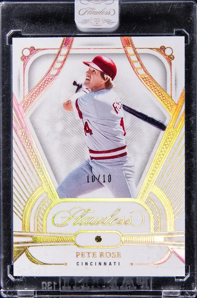 2024 Panini Flawless Pete Rose Diamond #50 card image