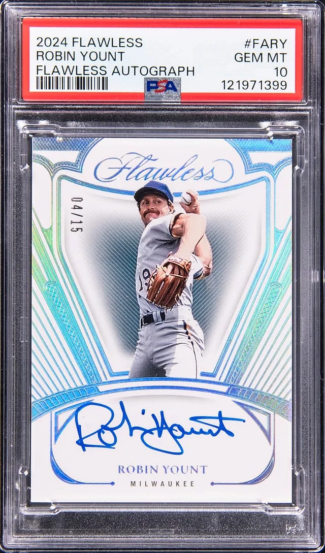2024 Panini Flawless Robin Yount Autograph #FA-RY card image