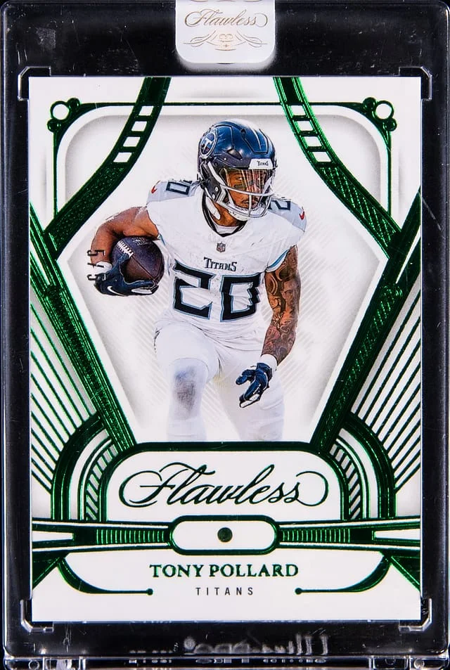 2024 Panini Flawless Tony Pollard Emerald #68 card image