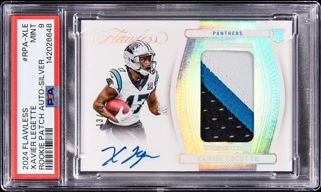 2024 Panini Flawless Xavier Legette Patch Autograph-Silver #RPA-XLE card image