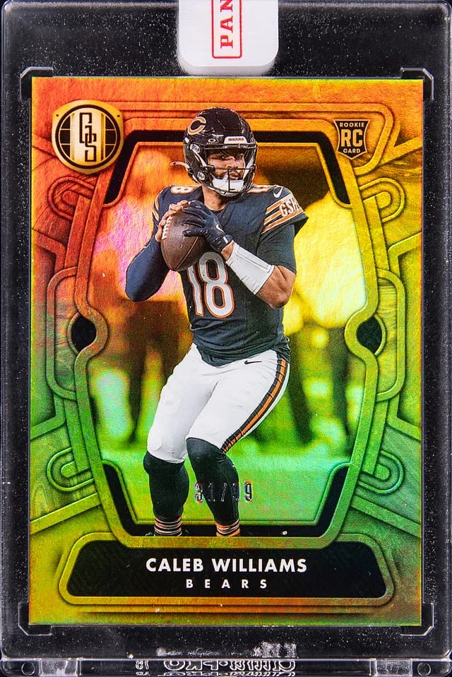 2024 Panini Gold Standard Caleb Williams - Panini Encased Mystery Redemption #1 card image