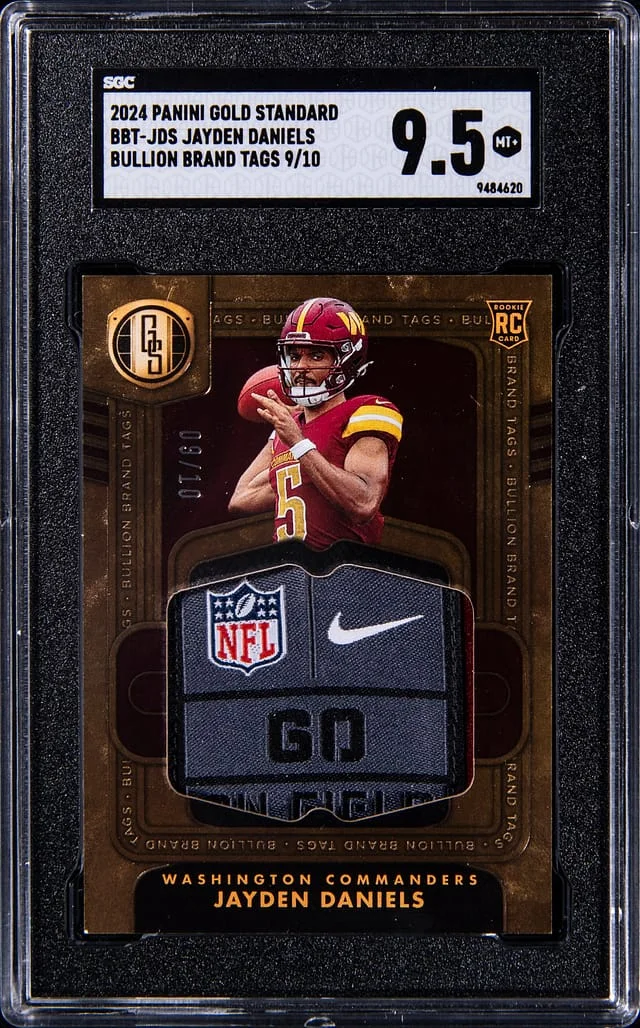 2024 Panini Gold Standard Jayden Daniels Bullion Brand Tags #BBT-JDS card image