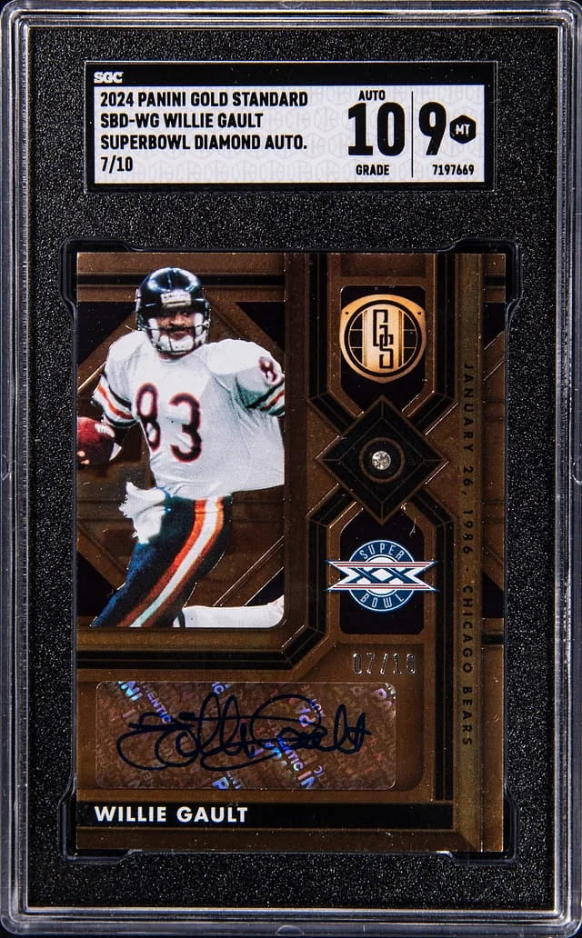 2024 Panini Gold Standard Willie Gault Superbowl Diamond Autograph #SBD-WG card image