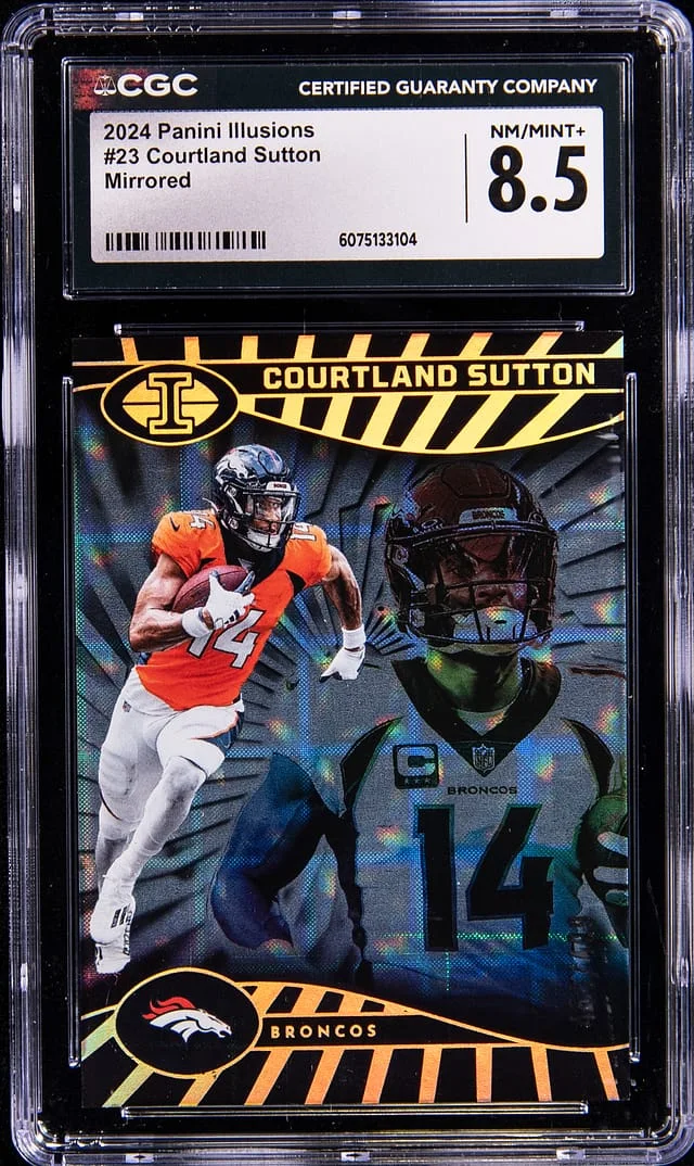 2024 Panini Illusions Courtland Sutton Mirrored #23 card image