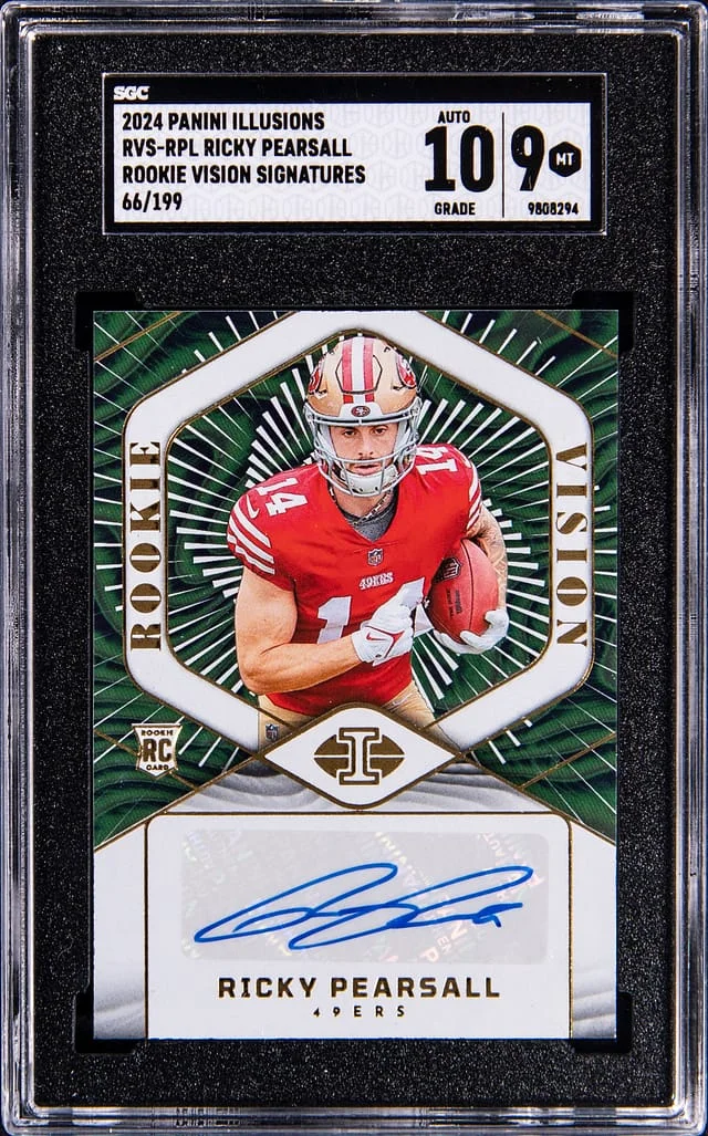2024 Panini Illusions Ricky Pearsall Vision Signatures #RVS-RPL card image