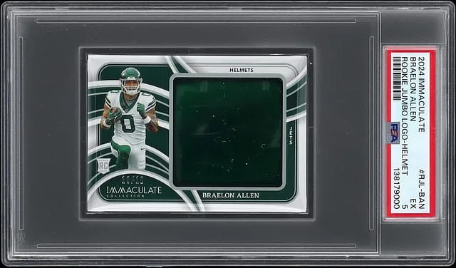 2024 Panini Immaculate Braelon Allen Jumbo Logo Helmet #RJL-BAN card image