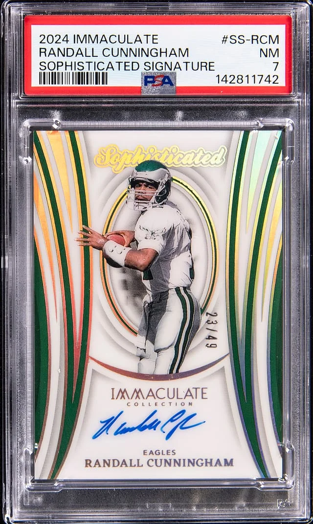 2024 Panini Immaculate Collection Randall Cunningham Sophisticated Signature #SS-RCM card image