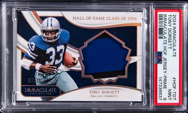 2024 Panini Immaculate Collection Tony Dorsett Hall Of Fame Jersey Prime #HOF-TDT card image