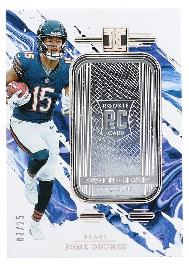 2024 Panini Impeccable Rome Odunze Silver Shield #SRS-ROE card image