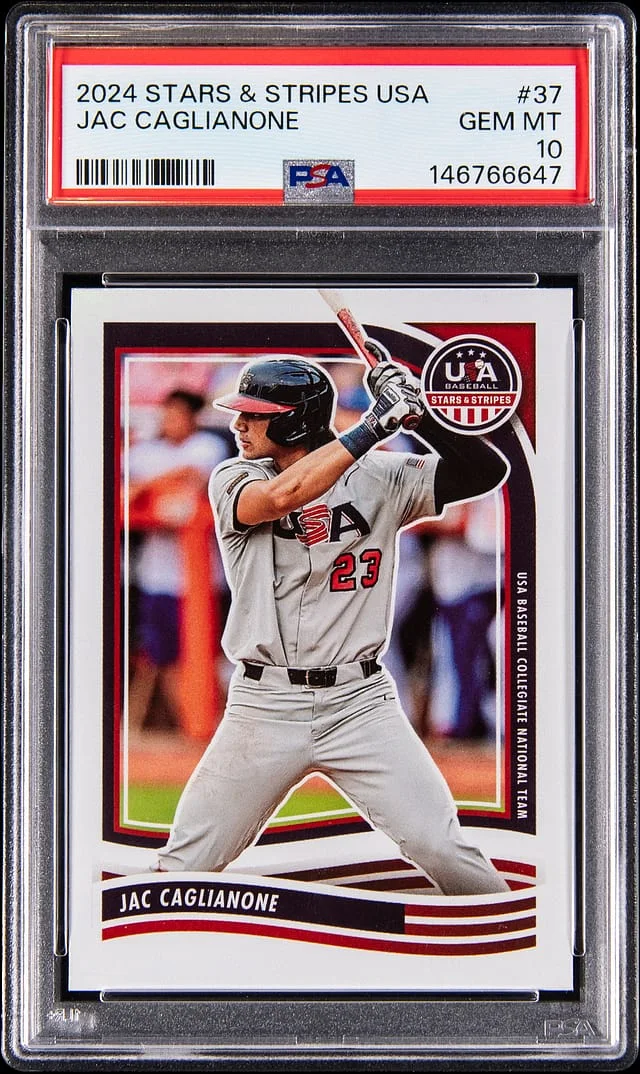 2024 Panini Jac Caglianone USA Stars & Stripes #37 card image