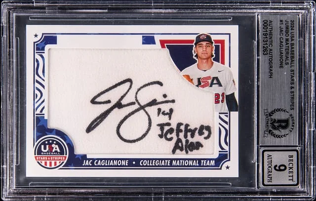 2024 Panini Jac Caglianone Stars & Stripes Jumbo Materials #JM-CAG card image