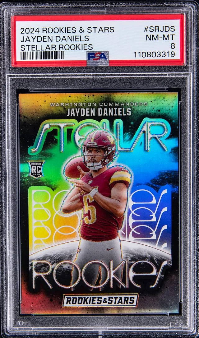 2024 Panini Jayden Daniels Rookies & Stars Stellar Rookies Silver #SR-JDS card image