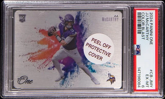 2024 Panini JJ McCarthy One Color Blast #CB-JMY card image
