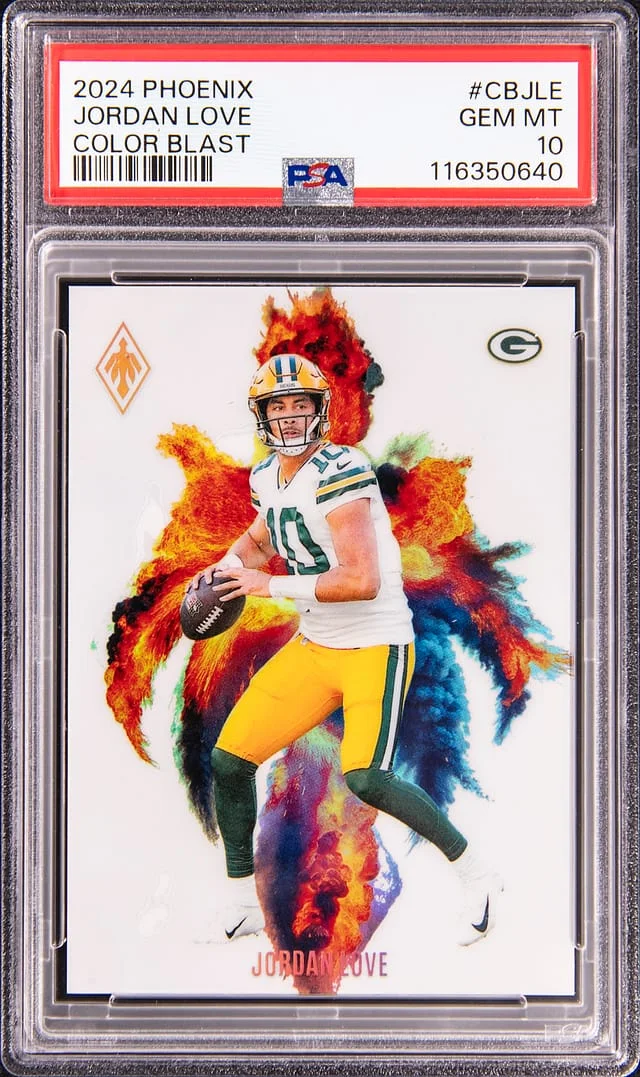 2024 Panini Jordan Love Phoenix Color Blast #CB-JLE card image