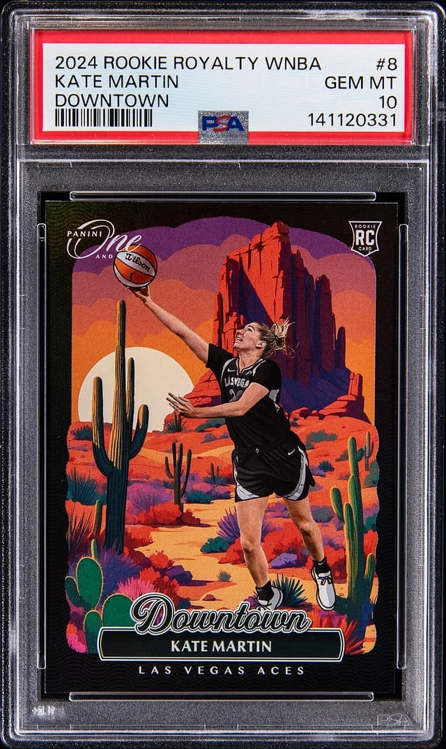 2024 Panini Kate Martin Instant Royalty WNBA Downtown #8 card image